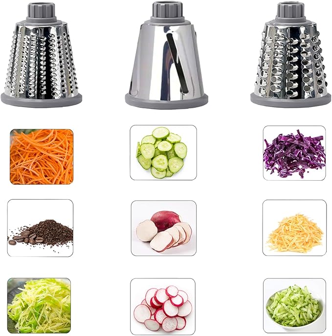 Dachenus Cheese Grater Rotary Cheese Grater,Versatile Cheese Shredder