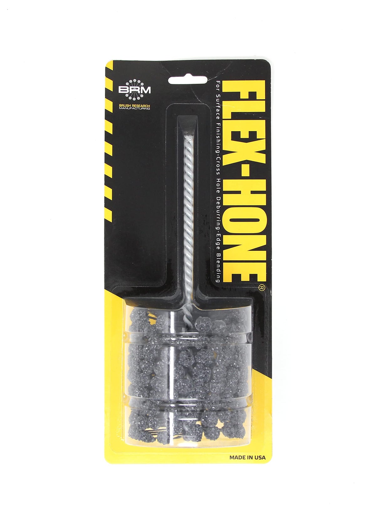 Brush Research BC30012 FLEX-HONE®, 3" (76.2mm) Diameter, 120 Grit, Silicon Carbide, For Mild Steel, Stainless Steel, Cast Iron and Softer Ferrous Materials