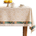 patdrea Designer Rectangle Linen Table Cloth,Vintage Anti-Wrinkle Durable Tropical Style Tablecloth,Decor Table Cover Cloth for Kitchen Dining Christmas,Thanksgiving,63"x87"-Pineapple a