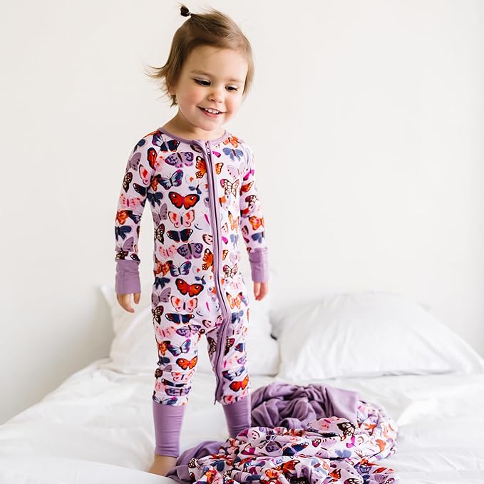 Little Sleepies Baby Pajamas, Butterfly Kisses, 18-24 months