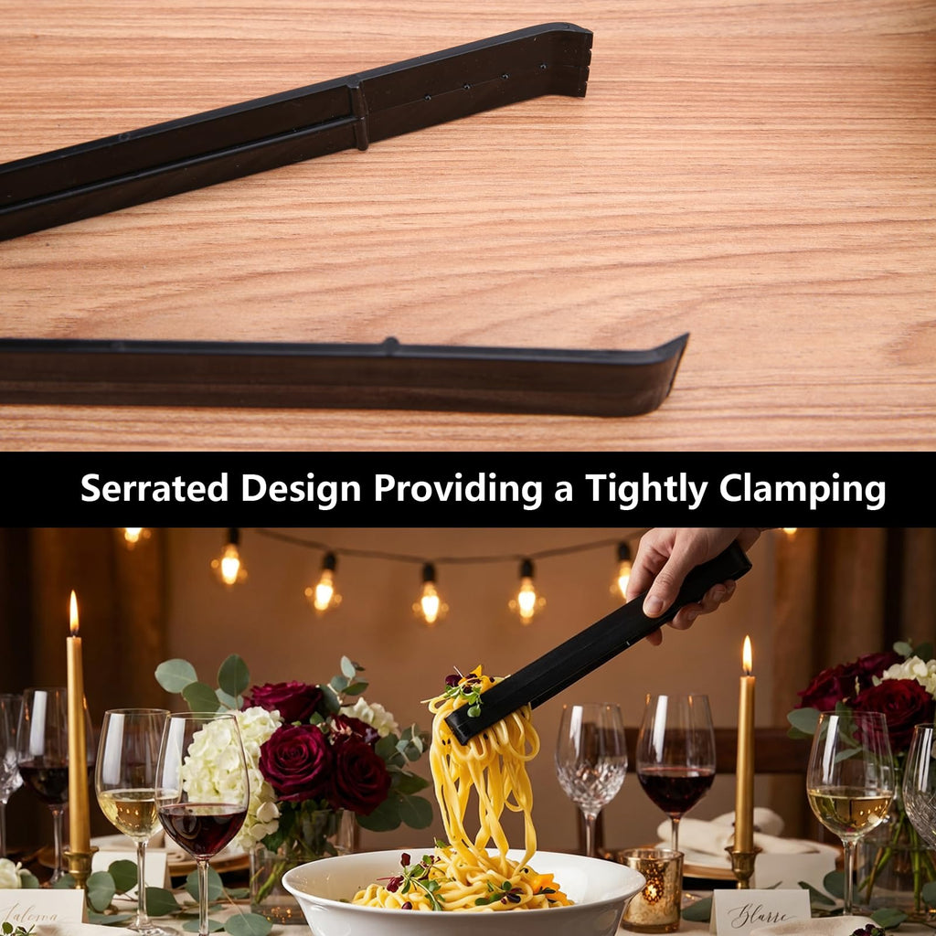 ICHROSAYA Plastic Serving Tongs Disposable Kitchen Tongs for Food Salad