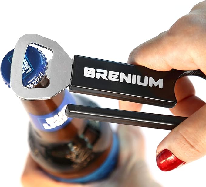 BRENIUM Multifunctional Bottle Opener for Water and Beer, Twist-Off