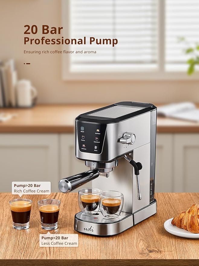UDI Espresso Machines, 20 Bar Espresso Coffee machine