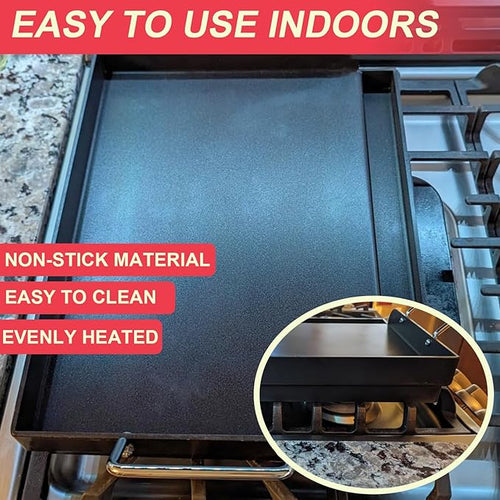 17"x13" Universal Griddle Insert for Camp Chef,Nexgrill Etc Grills & Stoves