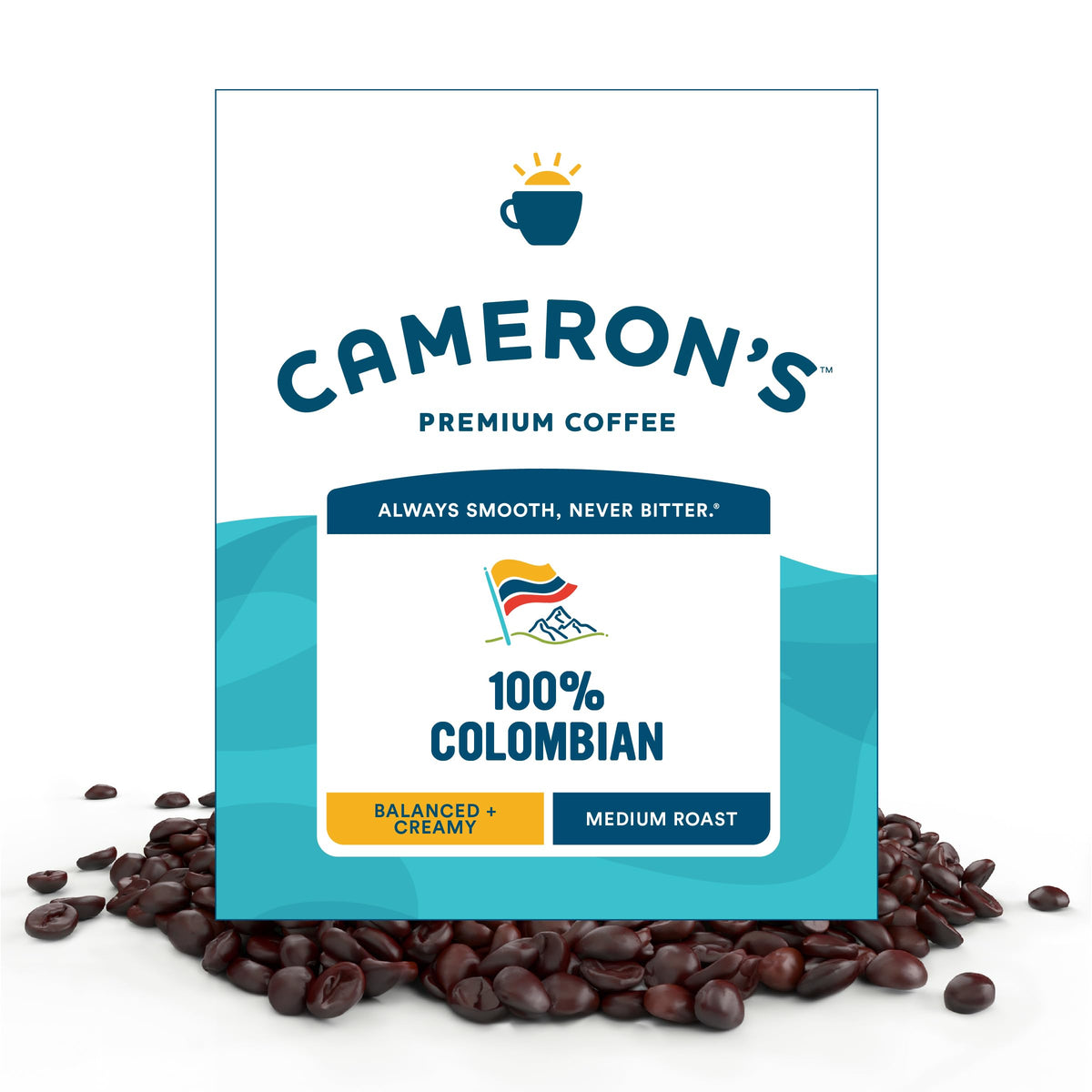 Cameron's Coffee Roasted Whole Bean Coffee, Donut Shop, 28 Ounce
