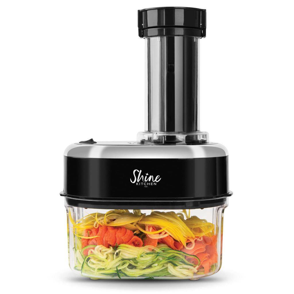 Shine Kitchen Co. SES-100 Electric Vegetable Spiralizer with No Slip Veggie Grip