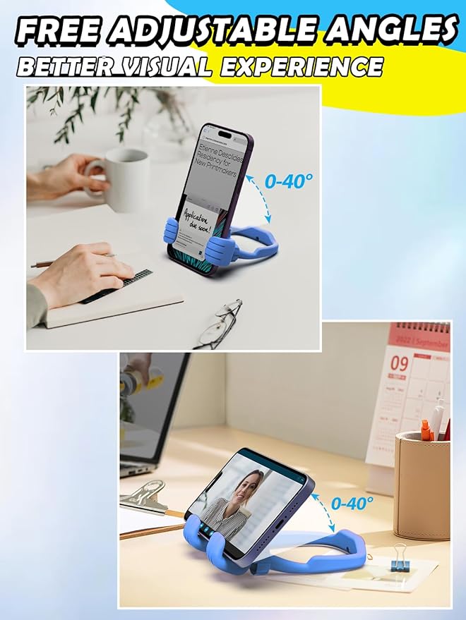 Stocking Stuffers for Teens Boys Girls Thumbs Up Lazy Phone Stand for Desk