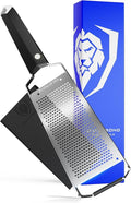 Dalstrong Wide Cheese Grater — Fine #304 Stainless Steel Blade, Blade Guard — For Parmesan, Hard Cheese, Chocolate & Citrus Zest — Non-Slip G10 Handle, Professional Grade, customer support
