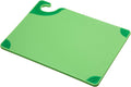 San Jamar Saf-T-Grip Cutting Board With Molded-In Ruler, Plastic Chopping Board for Kitchen, 9" x 12" x 0.35", 6 Count, Green