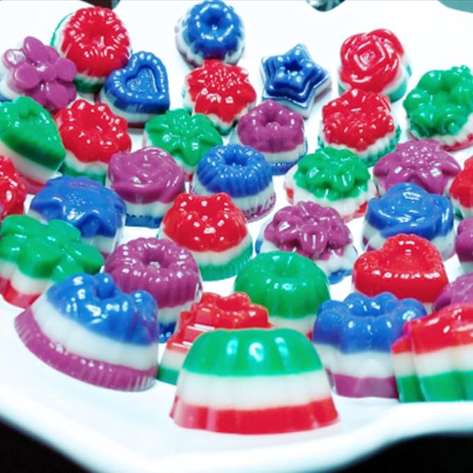 4 Pcs Flower Silicone Soap Molds-Soap Molds for Soap Making