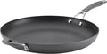 Circulon Radiance Hard Anodized Nonstick Frying Pan, Dishwasher Safe, Oven Safe Skillet Set, Frying Pan Cookware Set, Gray