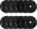 CAP 370lb Elite Olympic Bumper Plate Weight Set