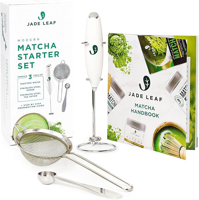 Jade Leaf Modern Matcha Whisk Set
