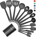 Coukre Silicone Kitchen Cooking Utensils Set, Heat Resistant, 14-Piece