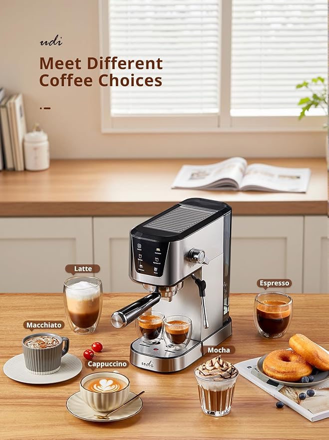 UDI Espresso Machines, 20 Bar Espresso Coffee machine