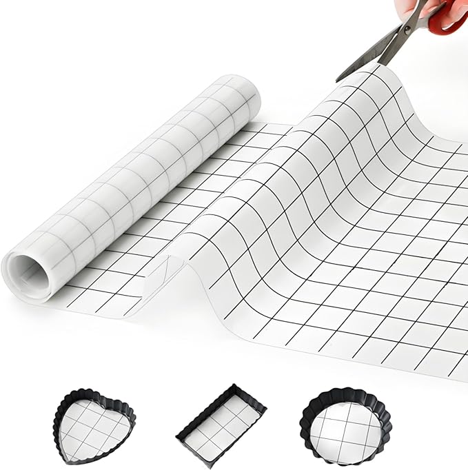 Covzoe Silicone Baking Mat Roll, 12 In x 8 FT Heat Resistant Pastry Mat