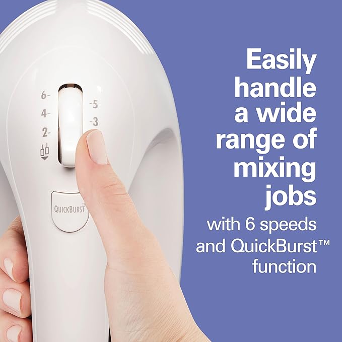Hamilton Beach 6-Speed Electric Hand Mixer With Easy Clean Beaters