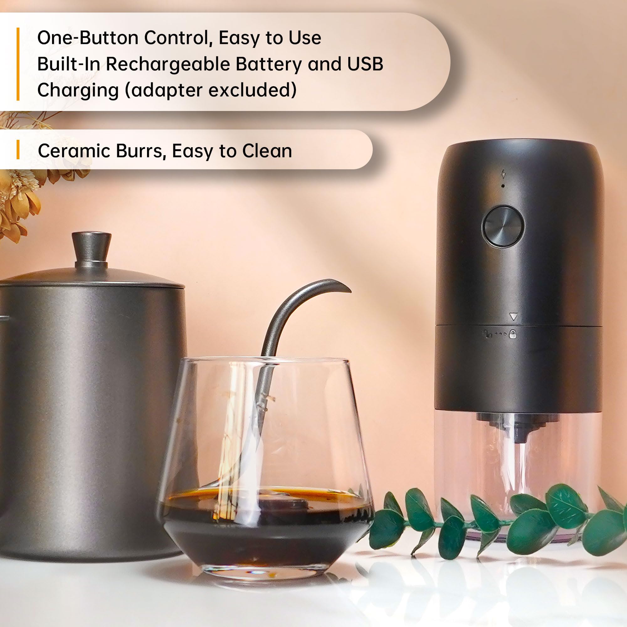 All in One Pour Over Coffee Set, Electric Coffee Grinder and Coffee Scale