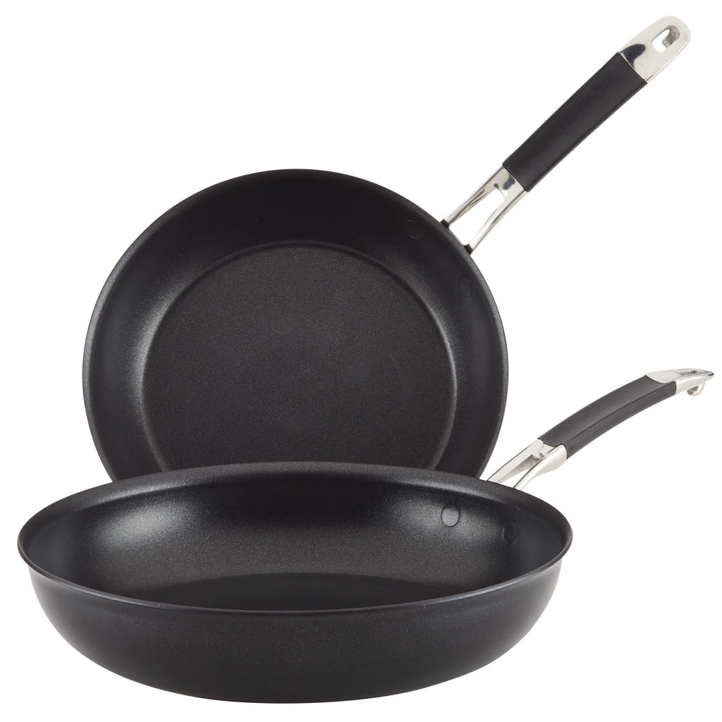 Anolon Smart Stack Hard-Anodized Nonstick Frying Pan Set, 10 & 12-Inch