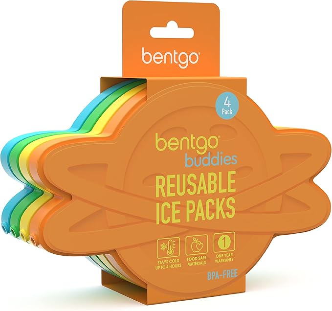 Bentgo Buddies Reusable Ice Packs for Kids