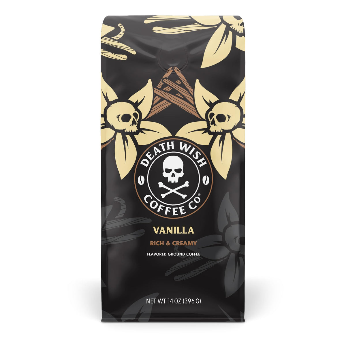 Death Wish Coffee Dark Roast & Valhalla Java Ground Coffee Bundle, Organic