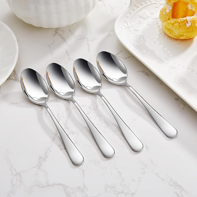 KEAWELL Premium Louise 4-Piece 18/10 Small Spoon Set (5.6" Small Spoon)