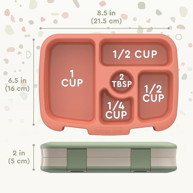 Bentgo Kids Prints Leak-Proof 5-Compartment Bento-Style Kids Lunch Box