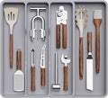 Lifewit Utensil Organizer for Kitchen Drawer, Expandable Cooking Tray