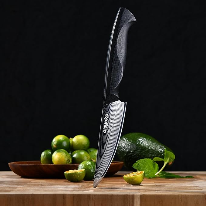 aisyoko 4.5 Inch Paring Knife, Damascus Steel Chef Knife with Ergonomic G10 Handle, VG10 High Carbon Steel, Professional Kitchen Knife for Fruit Vegetable Carving, Ultra Sharp Blades