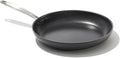 OXO Enhanced 8" Frying Pan Skillet, PFAS-Free Ceramic Nonstick, Durable Hard Anodized Cookware, Scratch Resistant, Stainless Steel Handle, Good Grips, Dishwasher Safe, Oven safe