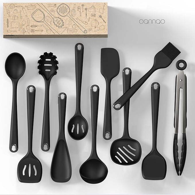 Silicone Kitchen Utensils Set,Utensils Sets for Cooking,Dishwasher Safe