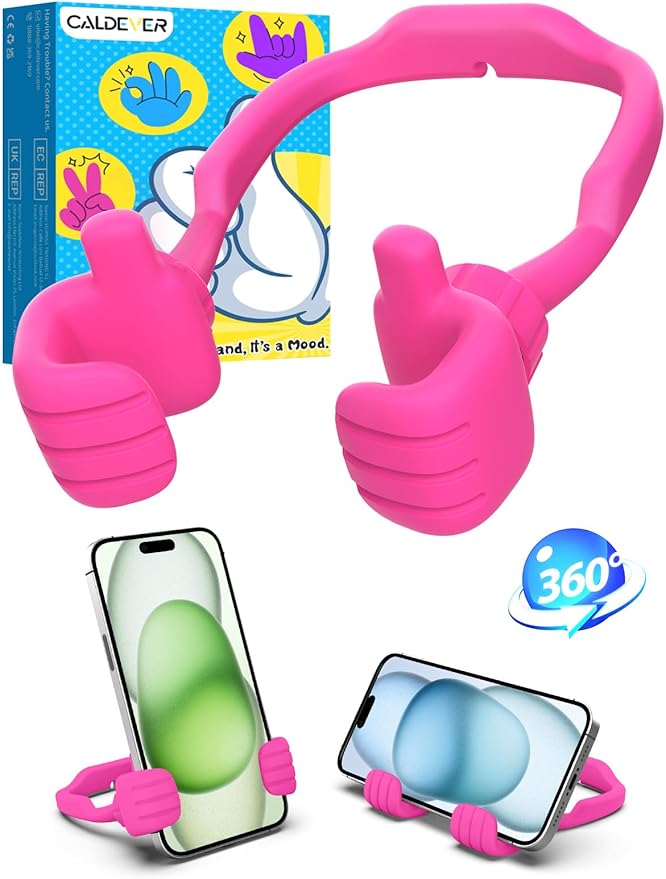 Christmas Stocking Stuffers for Teen Girls Women Cell Phone Holder Hot Pink