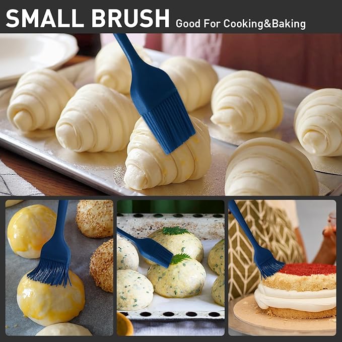 Begonia Silicone Pastry Brush (Blue)