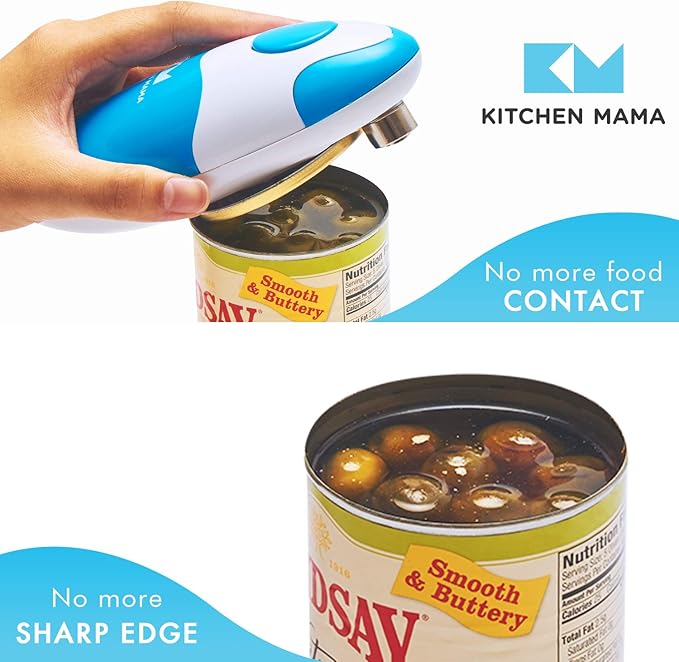 Kitchen Mama Auto Electric Can Opener, Sky Blue