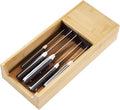 Totally Bamboo Universal Knife Caddy, Organizer and Holder for Drawer or Countertop