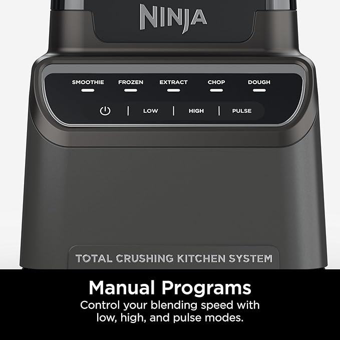 Ninja Kitchen System All-in-One, 72oz Pitcher, 8-Cup, 1200W, Grey, BR601AMZ