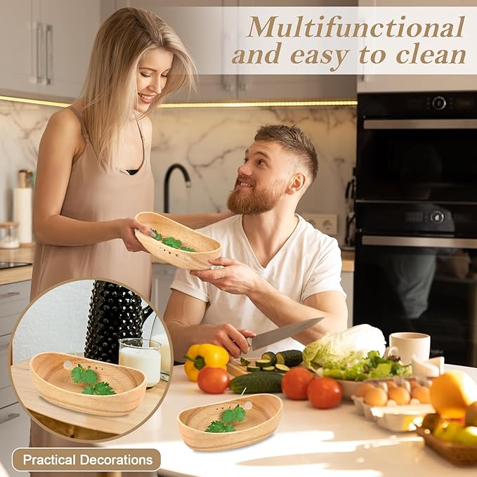 SKLENICE Wooden Herb Stripper Bowl Handmade Herb Stripper Tool with 5 Different Hole Sizes Efficient Herb Peeling Cup Herb Leaf Peeler for Separating Leaves Kale Broccoli Thyme Basil Rosemary