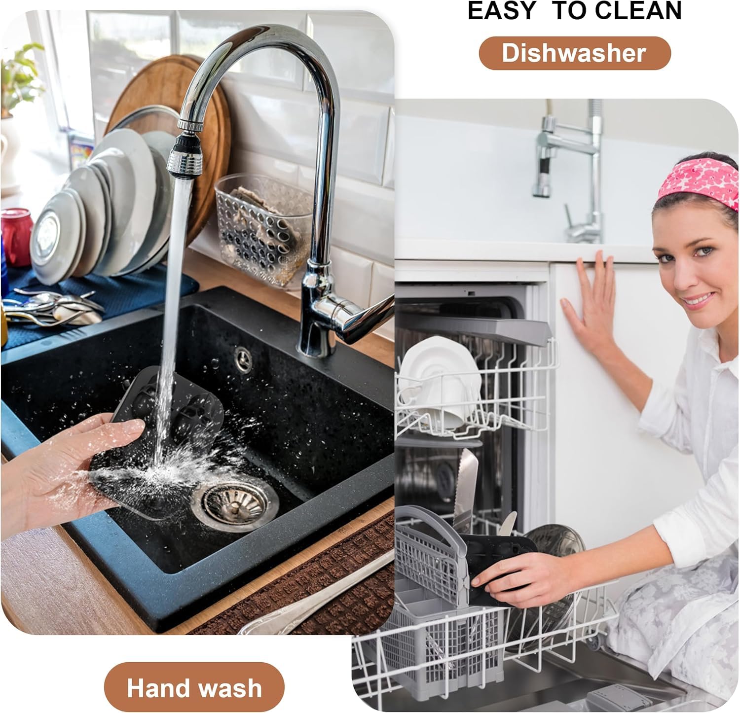 Skull Ice Cube Mold，Skull Cake Pan Silicone Mold，6-Cavity Silicone, or Halloween & Party Drinks (4 Cavity Large Mold)