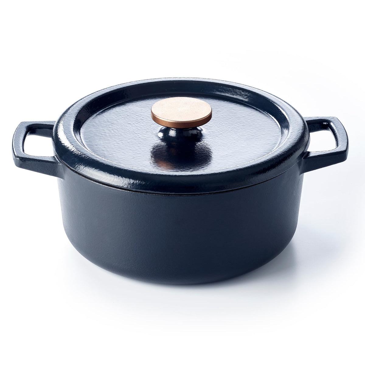 Alva Nori Enameled Cast Iron Round Dutch Oven with Lid, 5-Qt