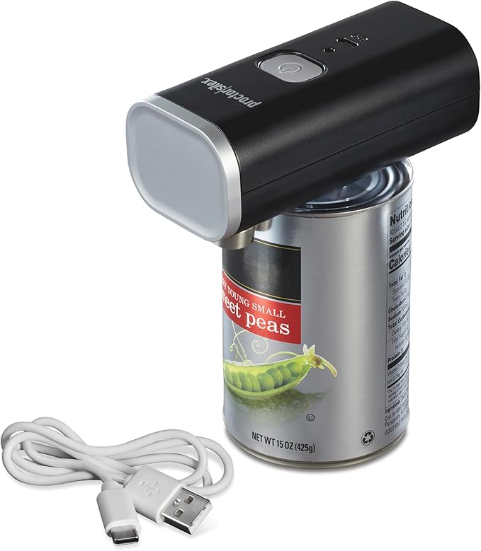 Proctor Silex Hands-Free Cordless USB Rechargeable Electric Can Opener