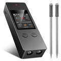 KylosTherm Bluetooth Wireless Meat Thermometer, No App Needed, 800FT Range, Dual Ultra-Thin Probes, IP67 Waterproof, HD Touch Screen - Perfect for BBQ, Grill, Oven, Smoker & Kitchen Cooking