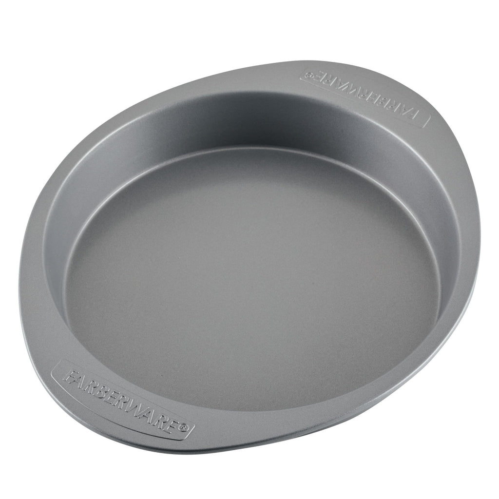 Farberware Nonstick Bakeware 9-Inch Round Cake Pan, Gray