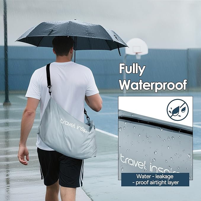 Compression Packing Cube with Electric Pump, Waterproof Travel Bag IP67