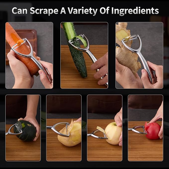 VISTORA Y Peeler Stainless Steel Potato Carrot Vegetable Peeler Kitchen