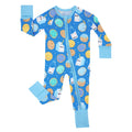Little Sleepies Baby Pajamas, Blue Cookies & Milk, 12-18M