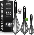 Whisks For Cooking Up To 500°F Silicone Whisk tool Non-Scratch