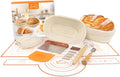 UDUK Sourdough Baking Kit, 2 Oval Banneton Proofing Basket Set