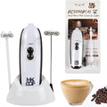 HKODP Powerful Milk Frother Wand - Battery Operated Handheld Drink Mixer - Electric Whisk Foam Maker for Coffee, Lattes, Cappuccino, Matcha, Hot Chocolate & Creamer