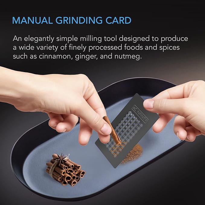 AC Infinity Grinder Card, Black Aluminum Milling Tool