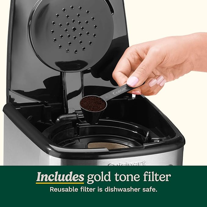 Cuisinart Coffee Maker, Programmable, Stainless Steel, 14-Cup Glass Carafe
